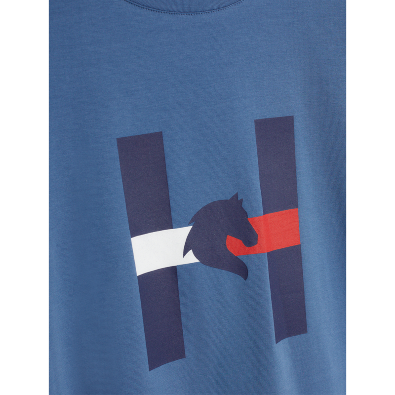 Tommy Hilfiger Women's Horse Print T-Shirt - Blue Coast-5